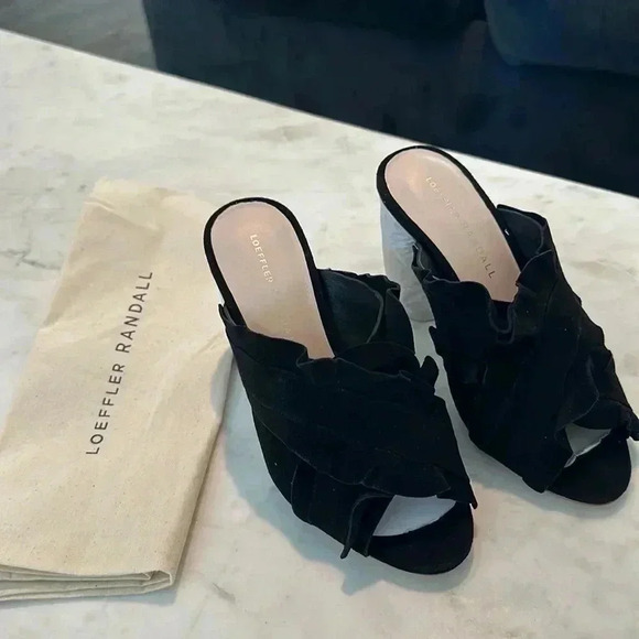 LOEFFLER RANDALL KAYA SUEDE/SEQUIN PUMP - Picture 3 of 16